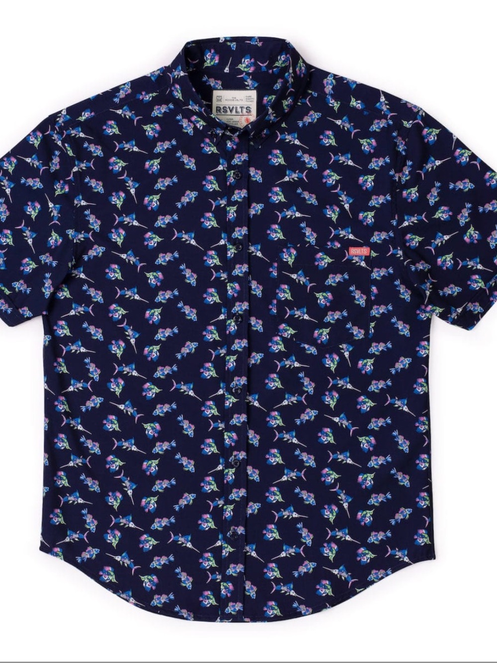 RSVLTS Skeletal Seas Kunuflex Short Sleeved Shirt